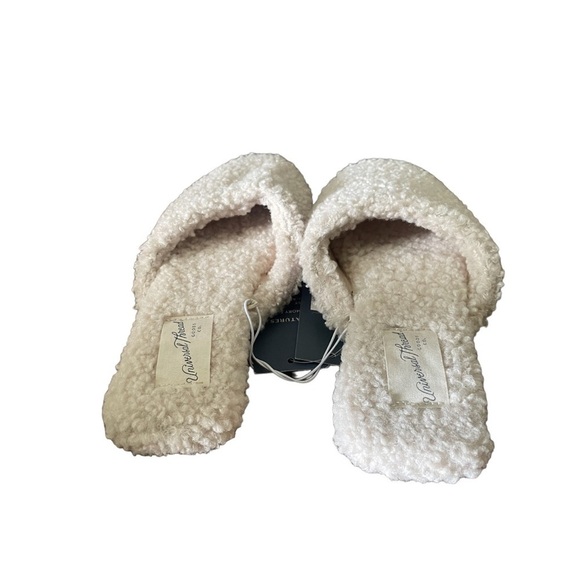 UNIVERSAL THREAD Margot teddy Sherpa slip on mule shoe cream size- various - Picture 5 of 8